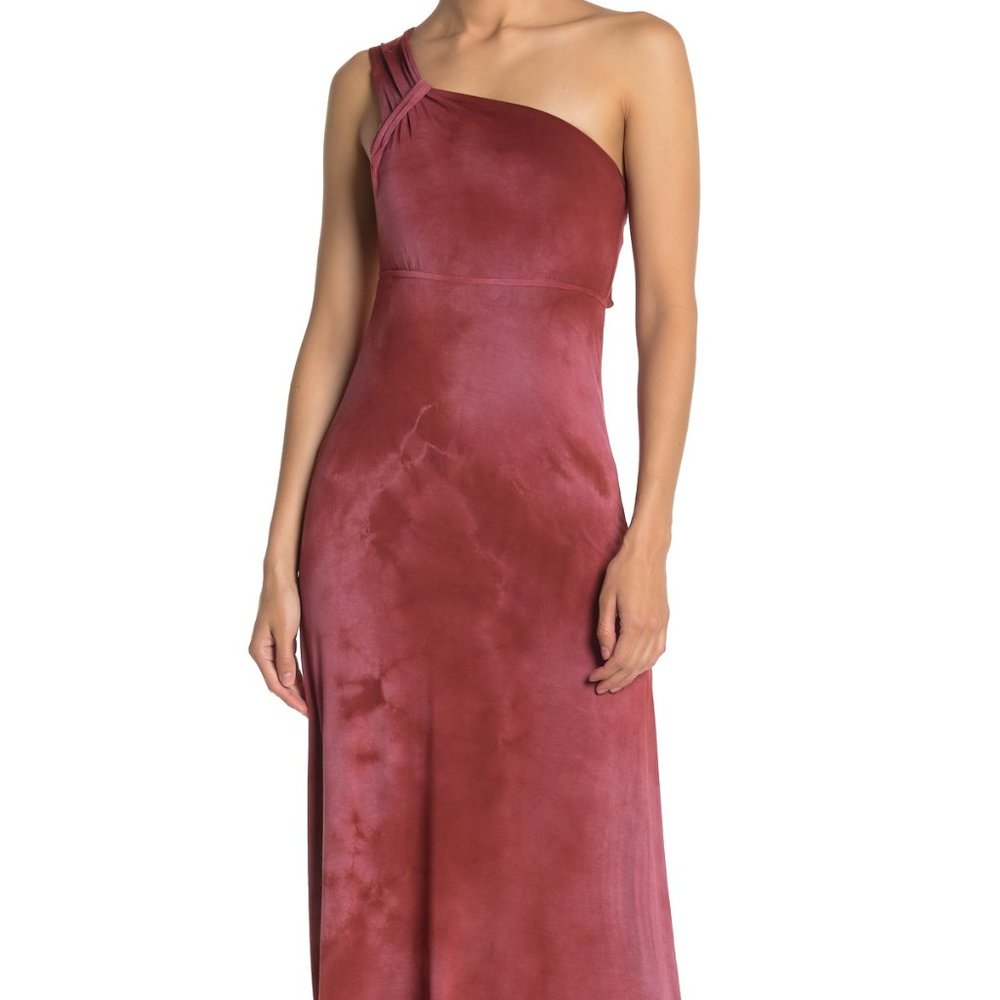 Go Couture Tie-Dye One Strap Maxi Dress